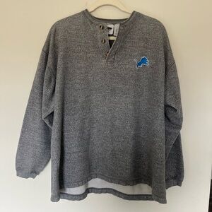 Gray Lions Sweater Size Large NFL
